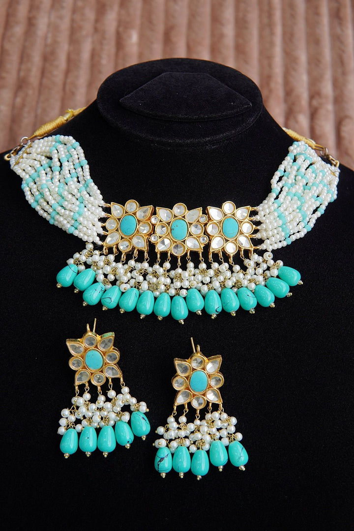 Zevar Pearlsa Choker Set - RS ZEVARS