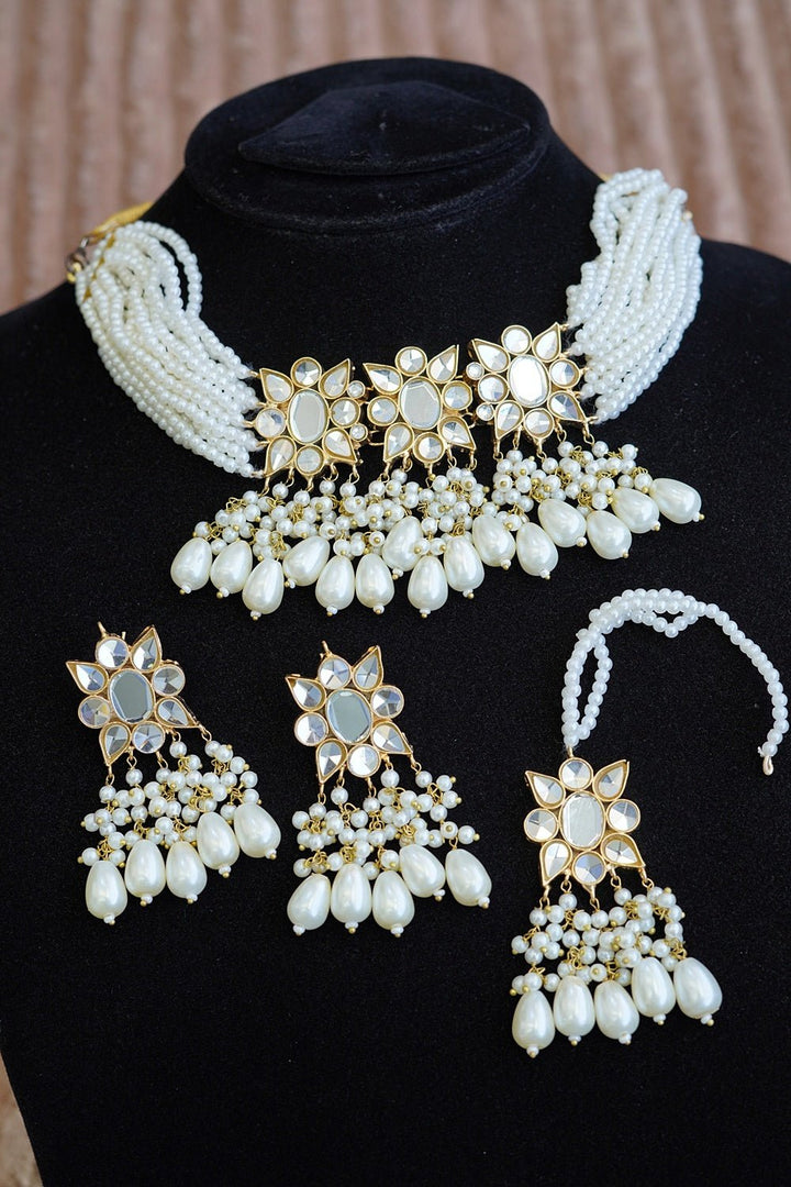 Zevar Pearlsa Choker Set - RS ZEVARS