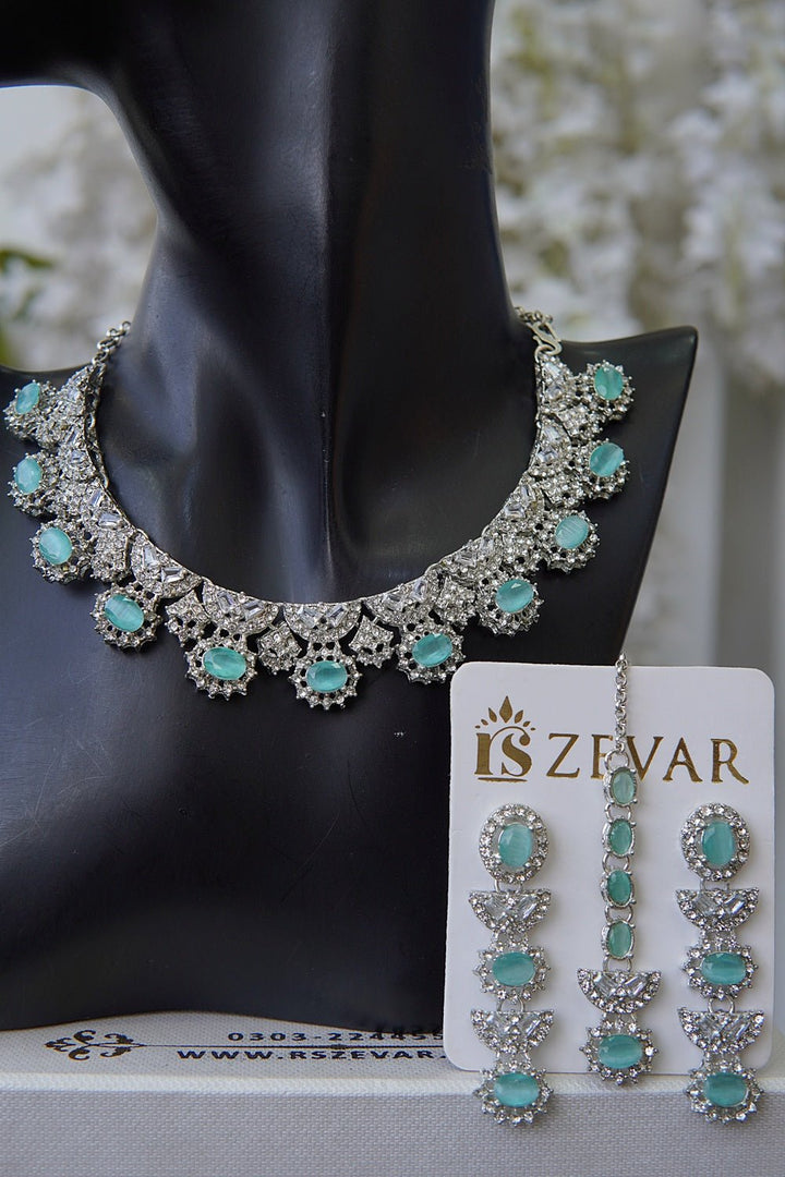 Zircone Partywear Elegant Necklace Set - RS ZEVARS
