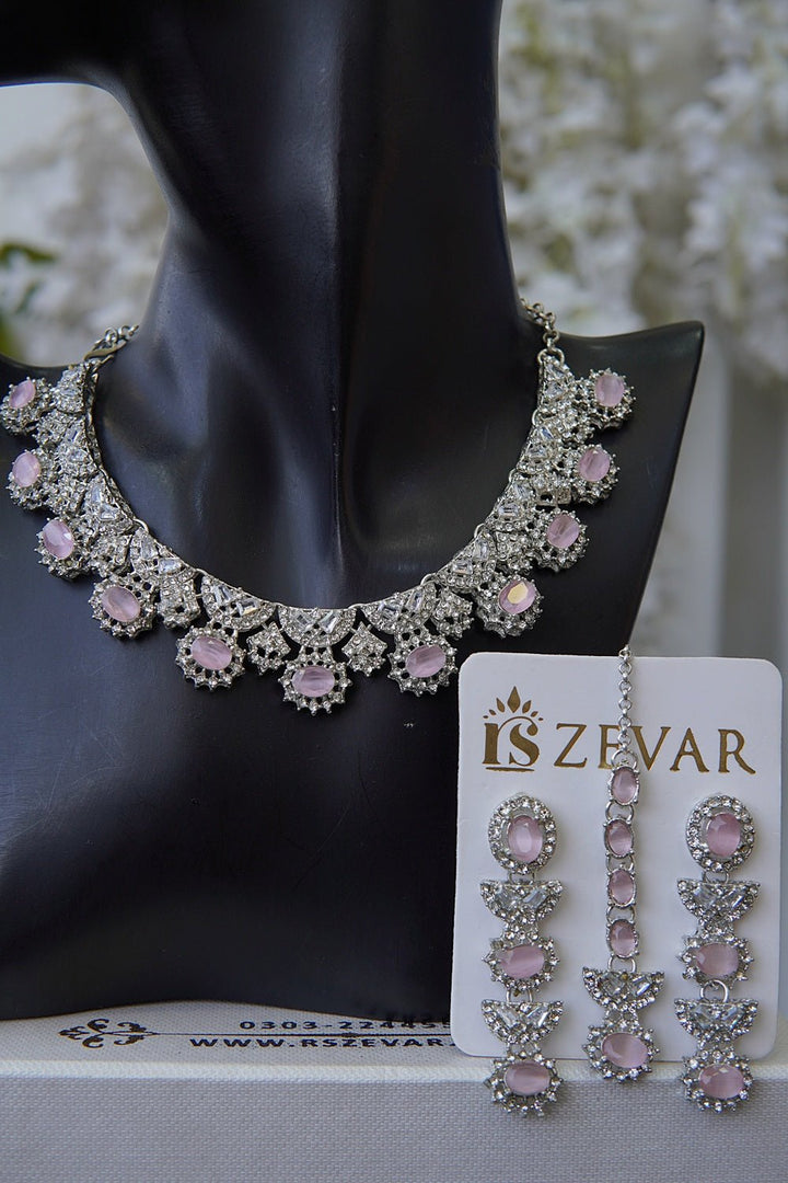 Zircone Partywear Elegant Necklace Set - RS ZEVARS