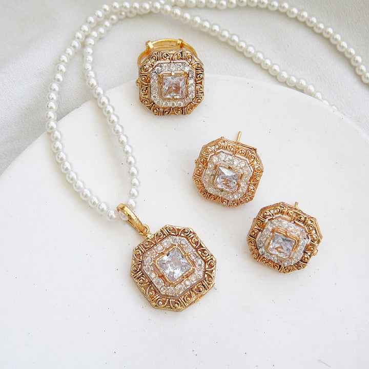 Zircone Stones Combo Set - RS ZEVARS