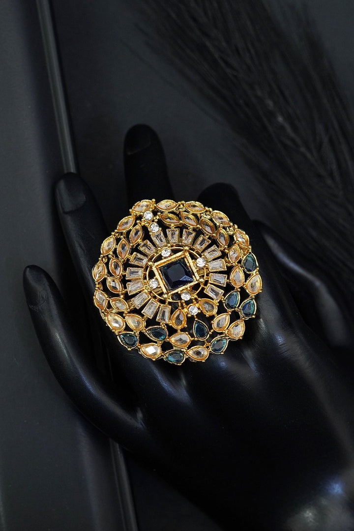 Zirconia Glossy Ring - RS ZEVARS
