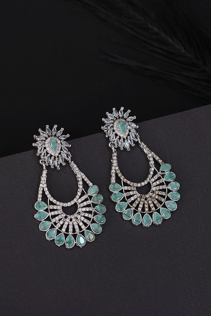 Zirconia Silver Chand Bali - RS ZEVARS