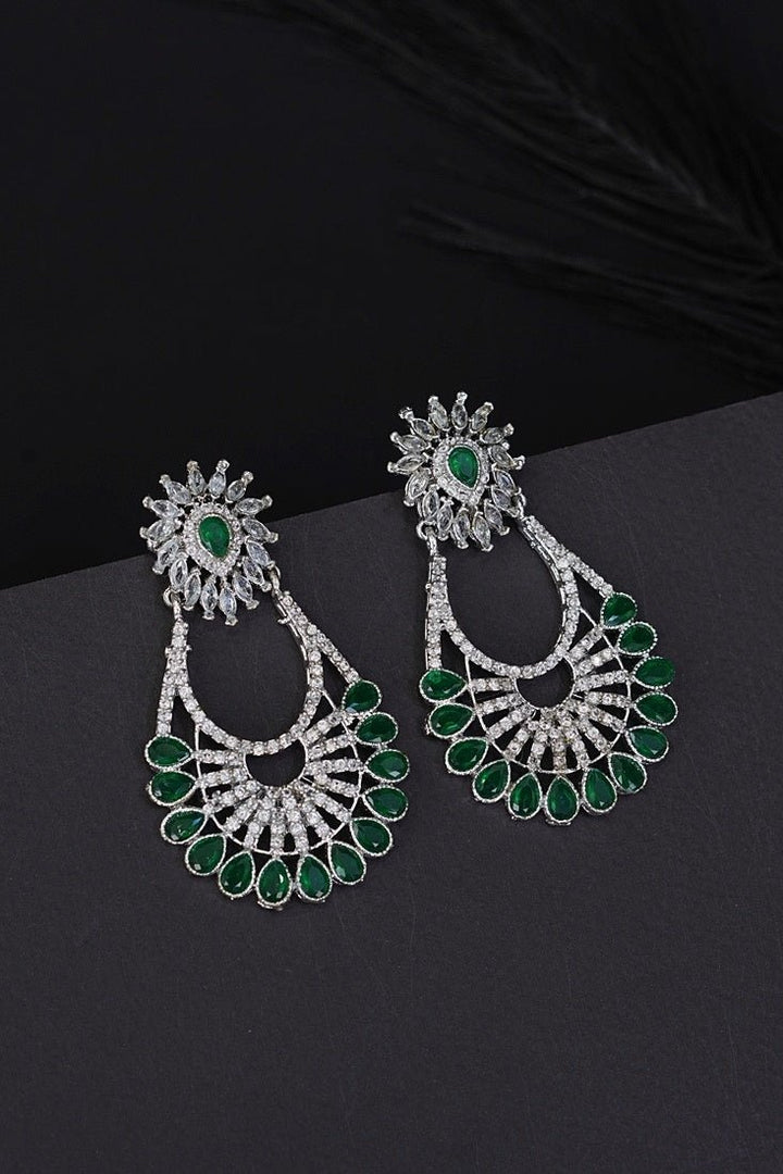 Zirconia Silver Chand Bali - RS ZEVARS