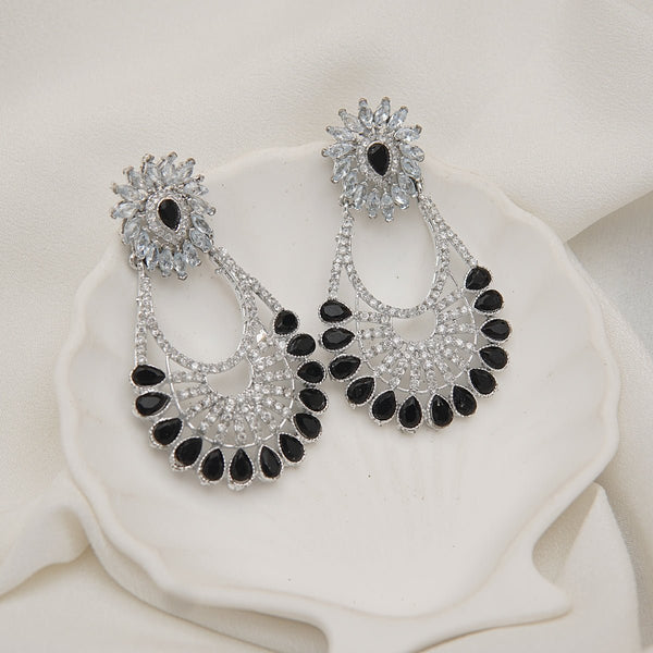 Zirconia Silver Chand Bali - RS ZEVARS