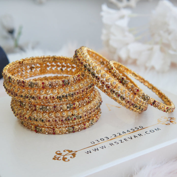 7 Pcs Churi Bangles Set - RS ZEVARS