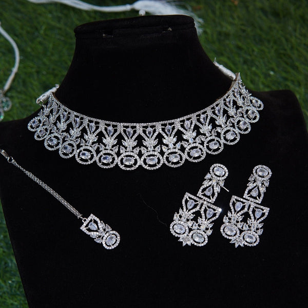 American Diamonds Collar Set - RS ZEVARS