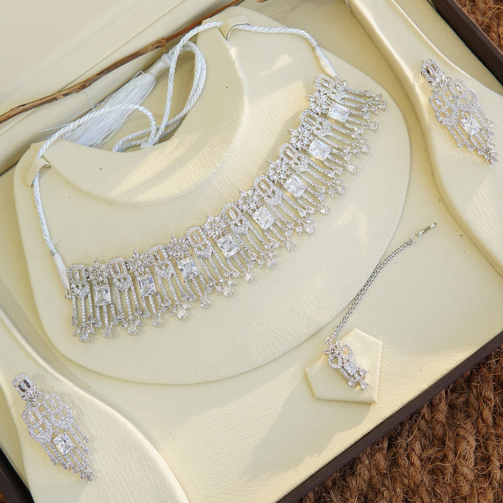 Bridal Luxury American Diamonds Set - RS ZEVARS