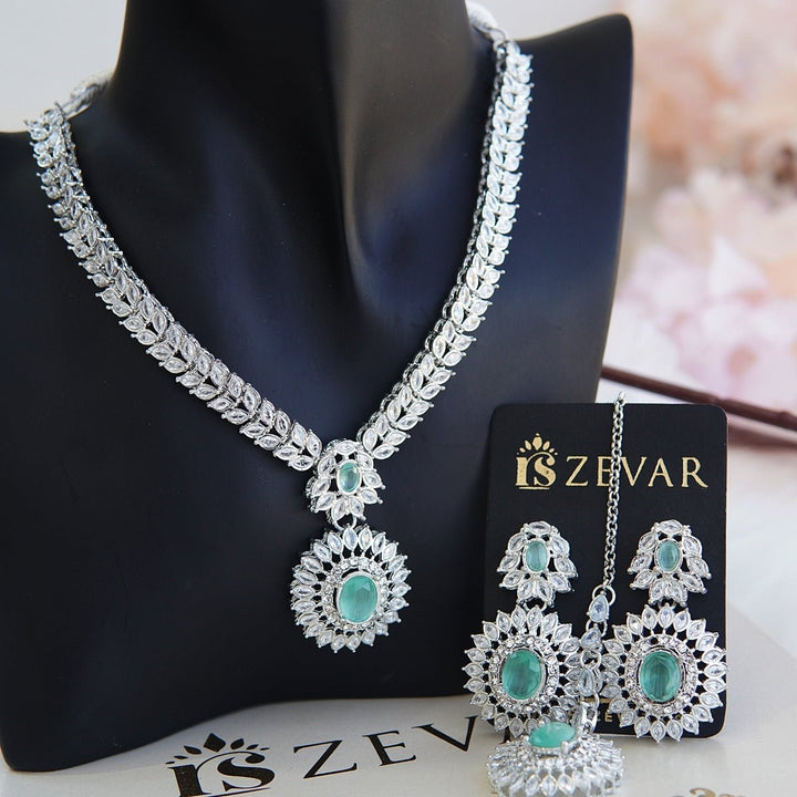 Cubics Partywear Necklace Set - RS ZEVARS