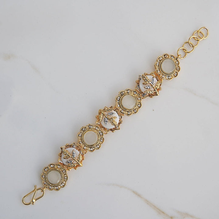 Diamond Cut Stone Turkish Bracelet - RS ZEVARS