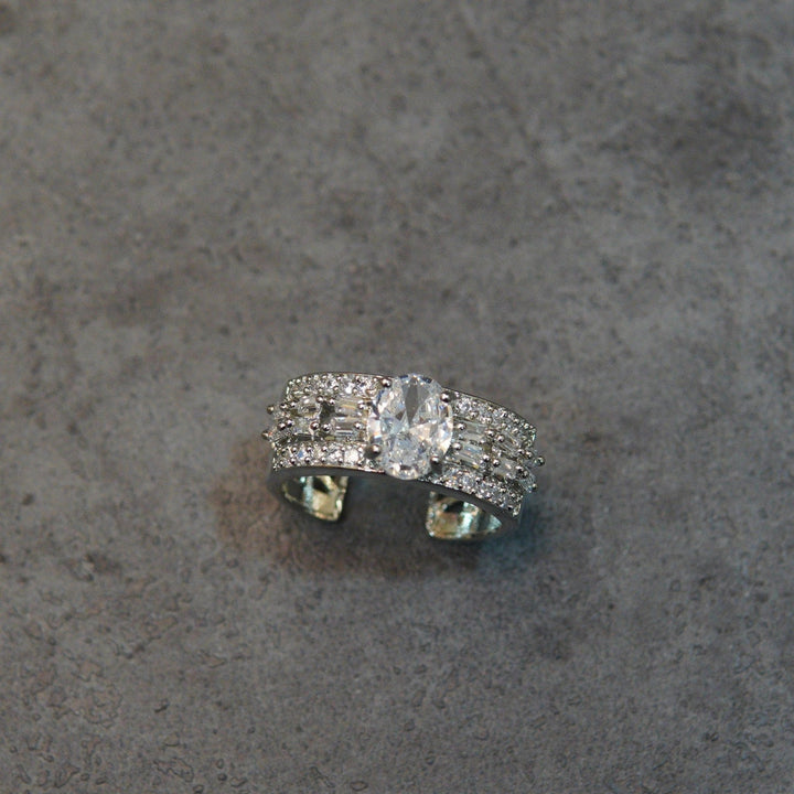 Diamond Lookalike Challa Ring - RS ZEVARS