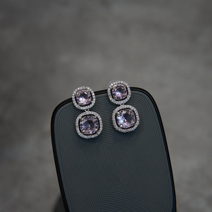 Doubled Zirconia Earrings - RS ZEVARS