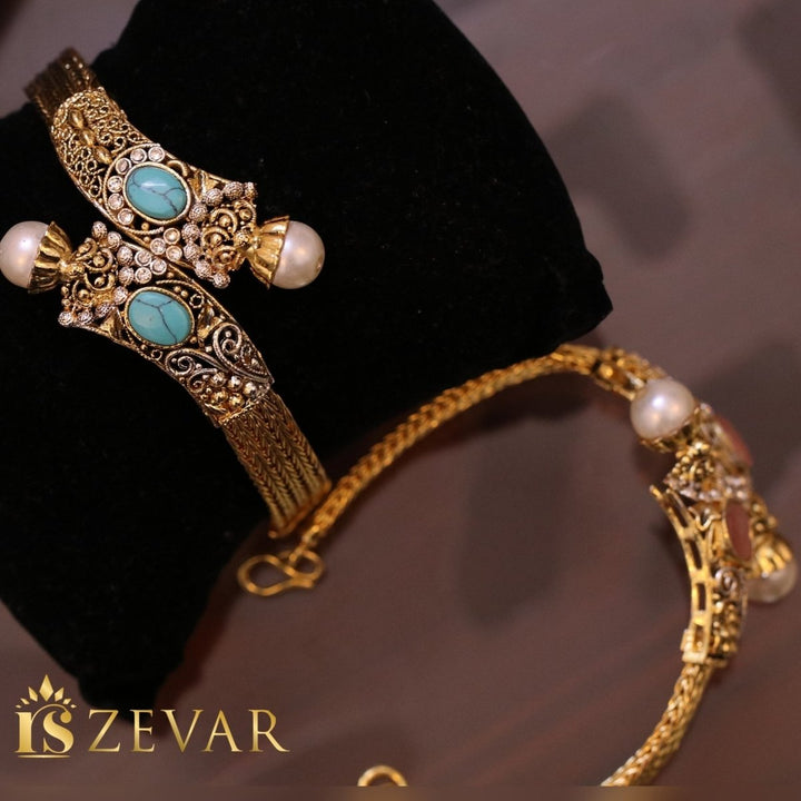 Egyptian Pearl Kara Bracelet - RS ZEVARS