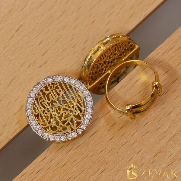 Gold Platted Kalma Ring - RS ZEVARS