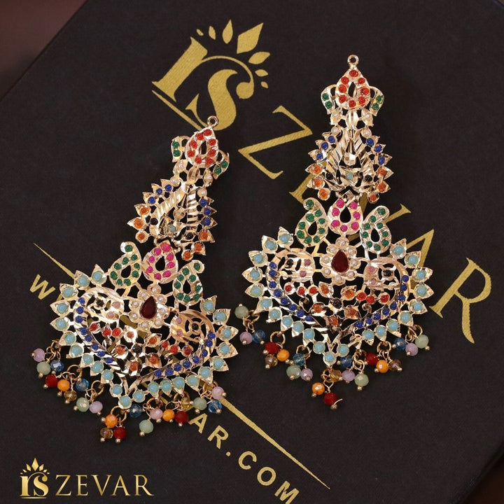 Hyderabadi Queen's Earrings - RS ZEVARS