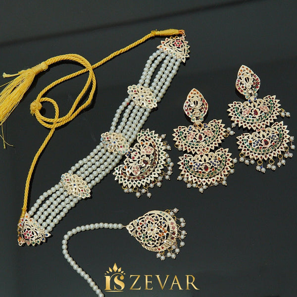 Hyderabadi Traditional Design Guluband Set - RS ZEVARS