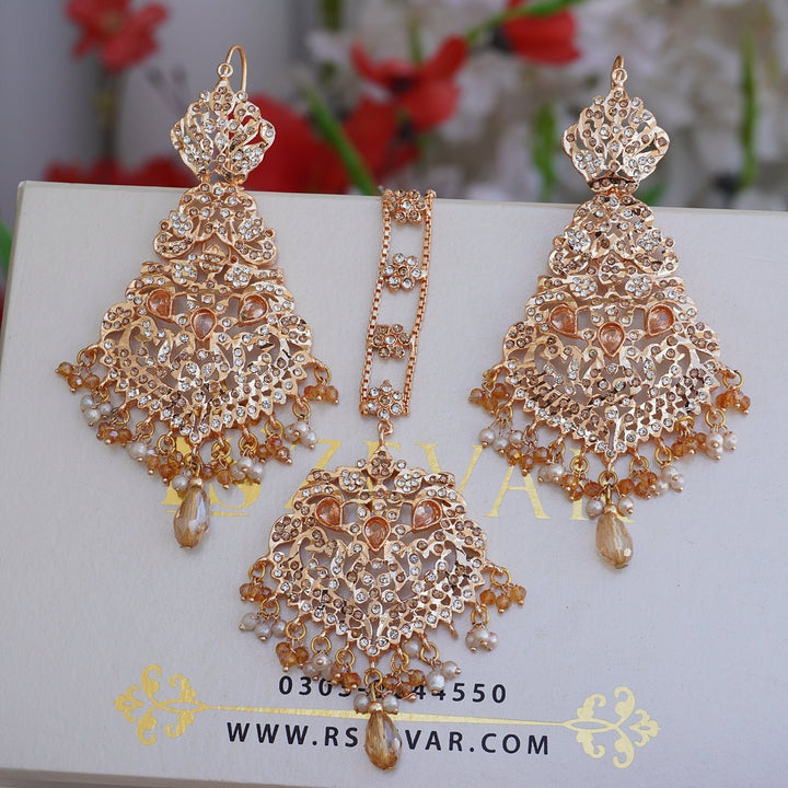 Hyderabadi Traditional Earrings Tikka - RS ZEVARS