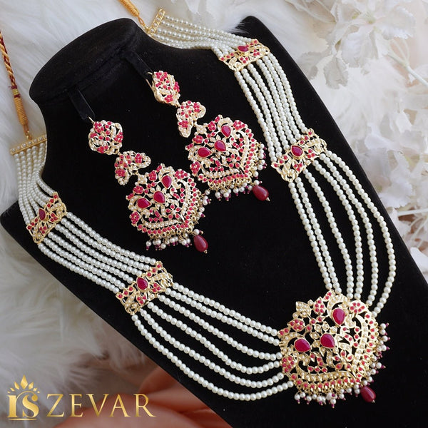 Hyderabadi Tradtional Long Pendant - RS ZEVARS