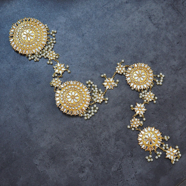 Kundan Long Braid Paranda With Latkans - RS ZEVARS