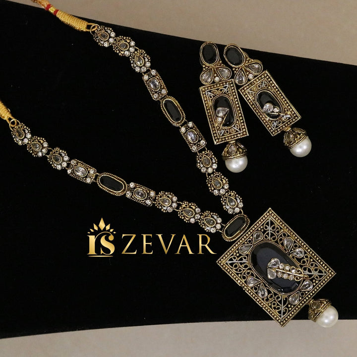 N2039 Turkish Stylish Necklace Set - RS ZEVARS