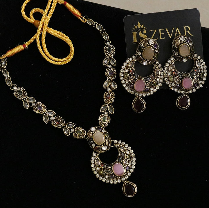 N2051 Egyptian Necklace Set - RS ZEVARS