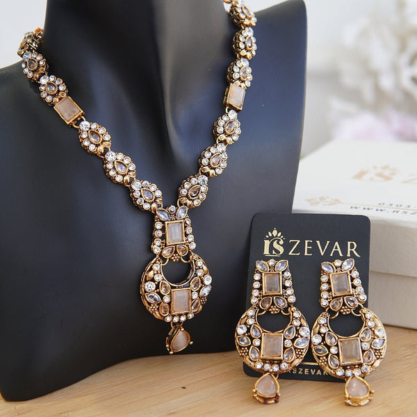 Partywear Gemstones Necklace Set - RS ZEVARS