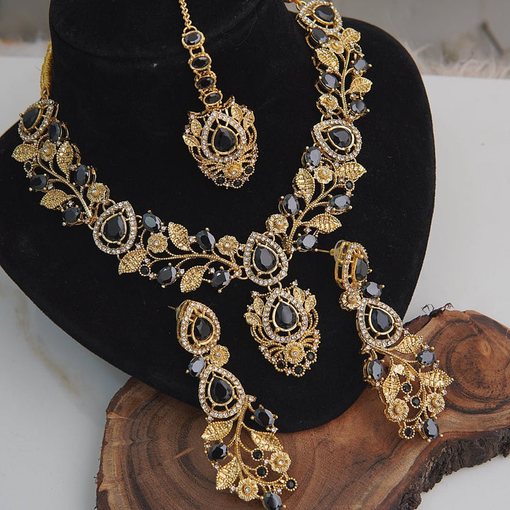 Partywear Semi-Gems Necklace Set - RS ZEVARS