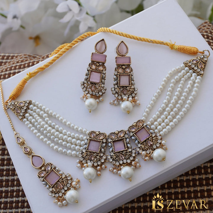 Pearls Handmade Rani Choker - RS ZEVARS