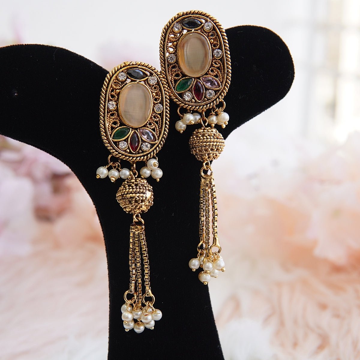 Yellow Chimes Traditional Latkan Jhumka Jhumki Earrings for Women and –  YellowChimes