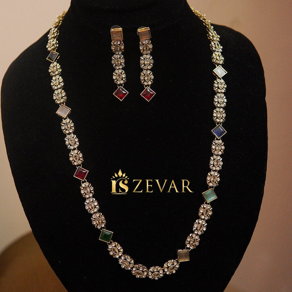 Semi-Gems Long Ghini Mala - RS ZEVARS