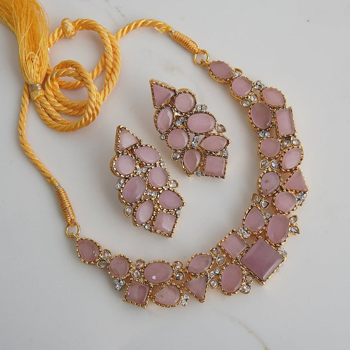 Turkish Gemstones Necklace Set - RS ZEVARS