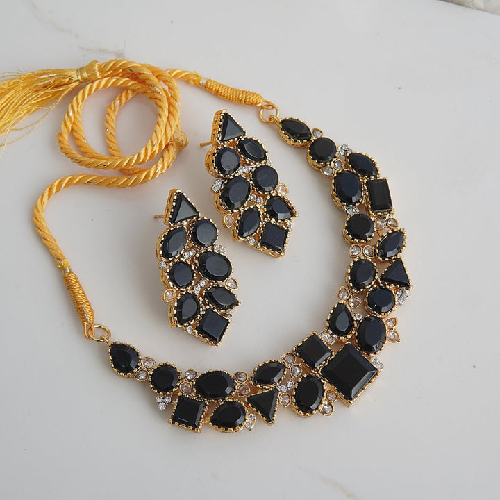 Turkish Gemstones Necklace Set - RS ZEVARS