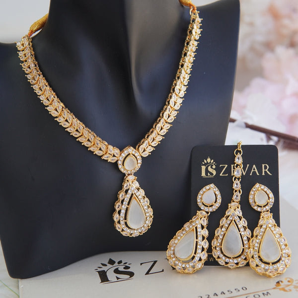 Turkish Zirconia Necklace Set - RS ZEVARS