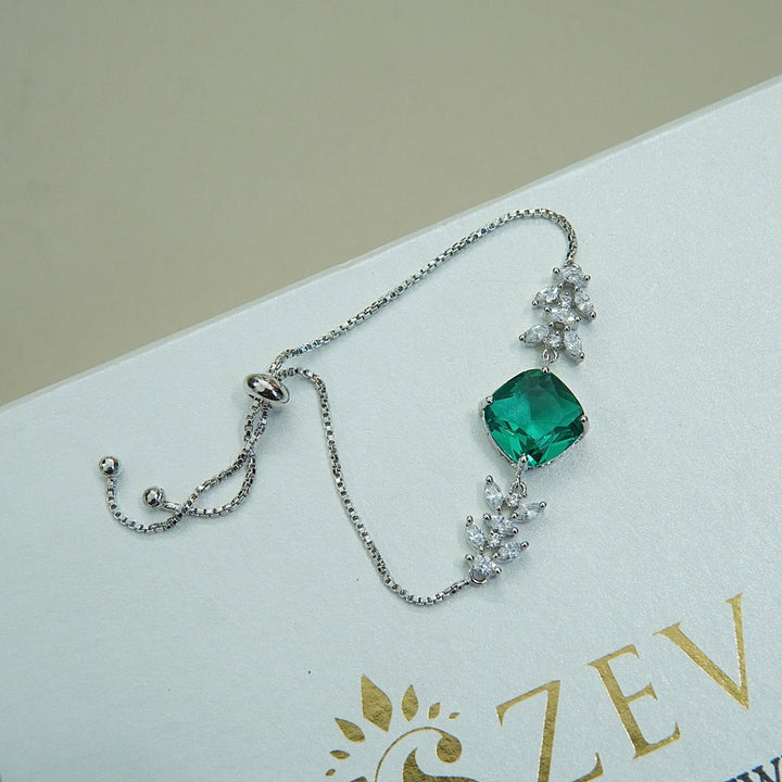 Zirconia Diamonds Adjustable Bracelet - RS ZEVARS