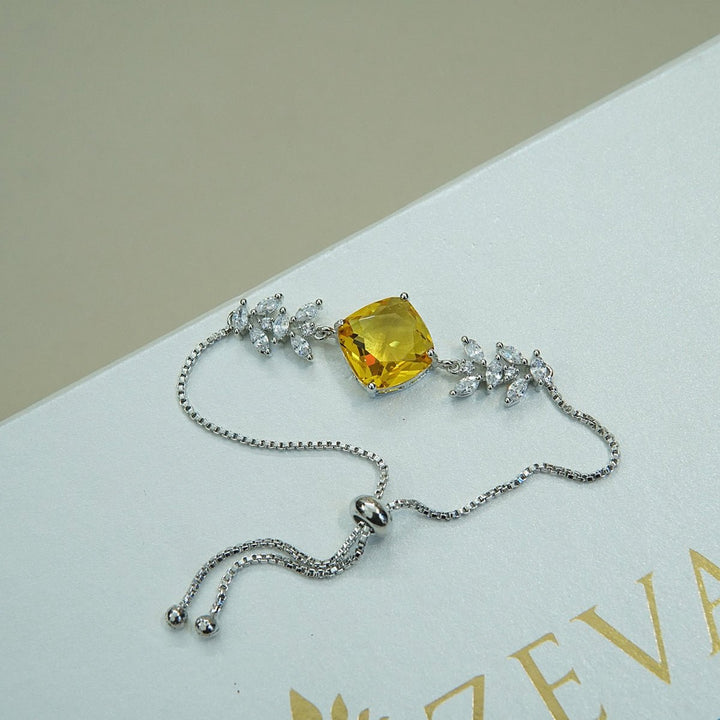 Zirconia Diamonds Adjustable Bracelet - RS ZEVARS